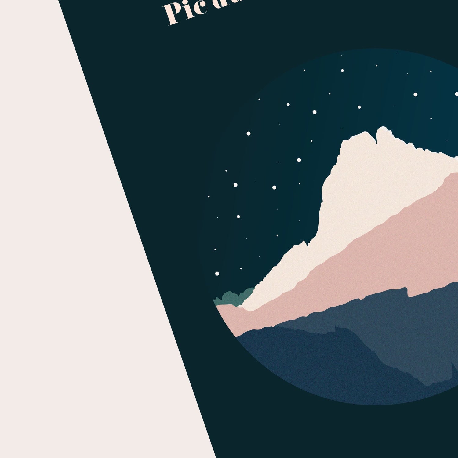 Cartes postales Pyrénées montagne illustration Julie Roubergue