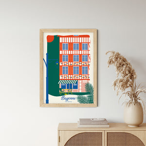 Affiche Bayonne, La Terrasse- Julie Roubergue