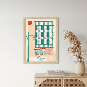 Affiche Bayonne, La Terrasse- Julie Roubergue