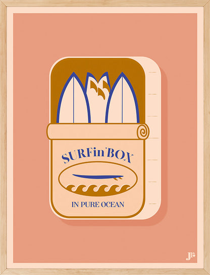 Affiche SURFIN´BOX Julie Roubergue
