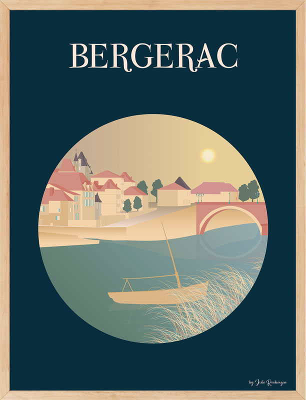 Affiche BERGERAC Julie Roubergue
