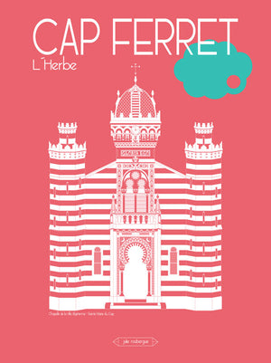 Affiche CAP FERRET, La Chapelle de la Villa Algérienne Julie Roubergue