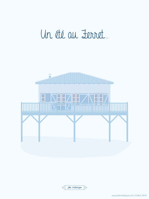 Affiche UN ETE AU FERRET Julie Roubergue